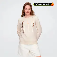 GAP - Saco Mujer con Estampado de Algodón