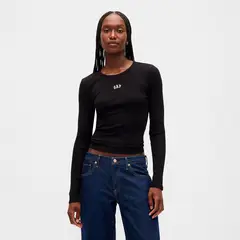 GAP - Camisa Mujer con Estampado Manga larga