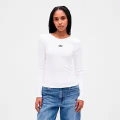 GAP - Camisa Mujer con Estampado Manga larga