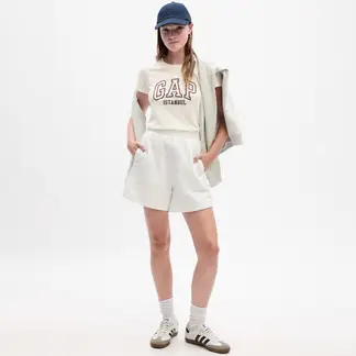 GAP - Camisa Mujer con Estampado Manga corta