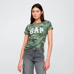 GAP - Camisa Mujer con Estampado Manga corta