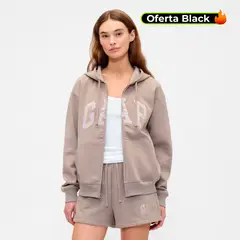 GAP - Saco Mujer con Estampado de Algodón