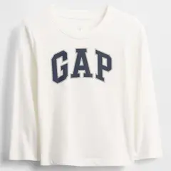 GAP - Camiseta Para Niño con Logo Manga larga de Algodón