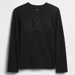 GAP - Camiseta Para Niño con Logo Manga larga de Algodón