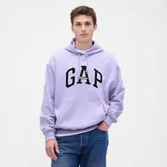 GAP - Hoodie Hombre con Logo de Algodón