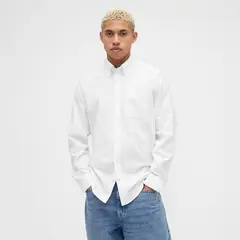 GAP - Camisa Hombre Manga larga de Algodón
