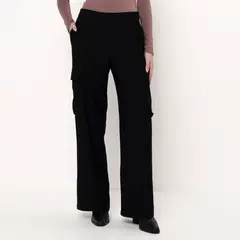 BASEMENT - Pantalon Recto Mujer Tiro alto