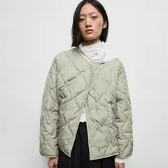 MANGO - Chaqueta Mujer Acolchado Oversized fit