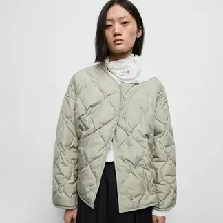 MANGO - Chaqueta Mujer Acolchado Oversized fit