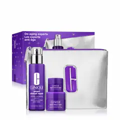 CLINIQUE - Set Tratamiento antiedad Rostro De-Aging Experts: Smart Clinical Repair¿ Holiday Incluye 3 productos