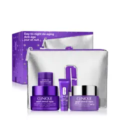 CLINIQUE - Set Tratamiento antiedad Rostro Day-to-Night De-Aging: Smart Clinical Repair Holiday Incluye 4 productos