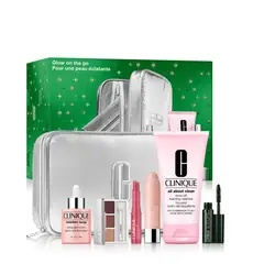 CLINIQUE - Set de maquillaje rostro Tratamiento Glow on the Go Holiday Incluye 6 productos