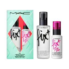 MAC COSMETICS - Set fijador de maquillaje Stay Put Fix+ Duo incluye 2 productos