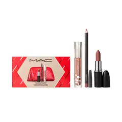MAC COSMETICS - Set Labiales larga duración Trending Tomorrow Lip Trio: Whirl incluye 3 productos