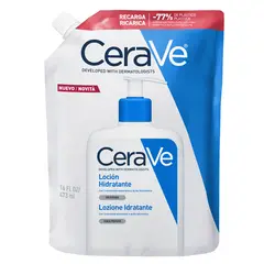 CERAVE - Hidratante facial Refill Loción para Piel Seca 374 ml