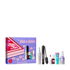 BENEFIT - Set de maquillaje rostro completo Glam a Grams Incluye 5 productos
