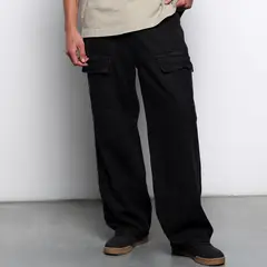 DENIMLAB - Jean Cargo Hombre Baggy Largo 32