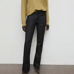 MANGO - Jean Flare Mujer Tiro medio