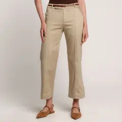 BASEMENT - Pantalón Recto Mujer