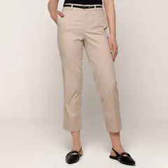BASEMENT - Pantalón Recto Mujer Tiro alto