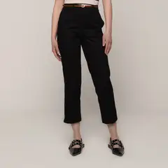 BASEMENT - Pantalón Recto Mujer Tiro alto