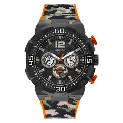 GUESS - Reloj Hombre Navigator. Reloj Silicona Multicolor GW0264G2