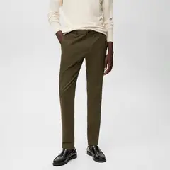 MANGO - Pantalón Chino Hombre Slim de Algodón