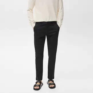 MANGO - Pantalón Chino Hombre Tapered de Algodón