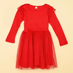 YAMP - Vestido Para Niña Tutu Manga larga