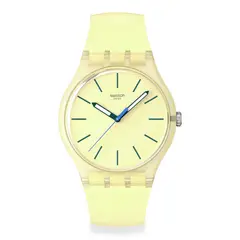 SWATCH - Reloj Unisex Citrus Tilt. Reloj Silicona Amarillo SO29J102