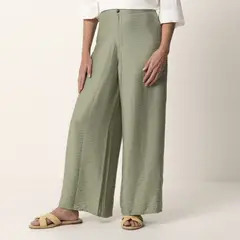 NEWPORT - Pantalón Recto Mujer De Rayon