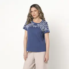 NEWPORT - Camiseta Mujer con Estampado manga corta