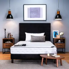 COLCHONES SPRING - Colchón Spring Doble Firmeza Media Ortopédico Resortado Rio 140 x 190 cm