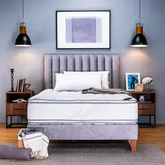 COLCHONES SPRING - Colchón Spring Sencillo Firme Espumado Cuspide 100 x 190 cm