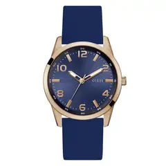 GUESS - Reloj Hombre Monte. Reloj Silicona Azul GW0805G3