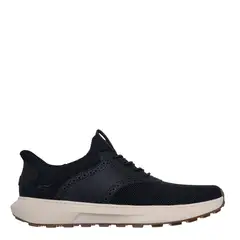 SKECHERS - Tenis Slip Ins Moda Invader Foxtrot Hombre Negros
