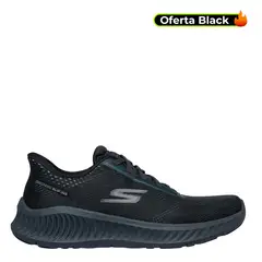 SKECHERS - Tenis Slip Ins Moda Go Walk Now Payton Hombre Negros