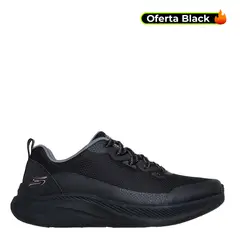 SKECHERS - Tenis Moda Bobs Mode Flex Mujer Negros