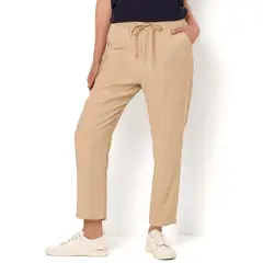 NEWPORT - Pantalón Recto Mujer De Rayon