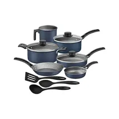 TRAMONTINA - Juego de ollas Tramontina: Turim Bateria Acero Inoxidable 12 piezas