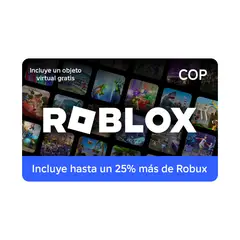 ROBLOX - Pin virtual | Membresía | $25.000 añade saldo a tu cuenta