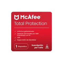 MCAFEE - Pin Virtual | Protección total 1 usuario