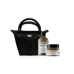 LOREAL PROFESSIONNEL - Tratamiento capilar Pack Navidad: Absolut Repair Molecular Kit Reparación + cosmetiquera