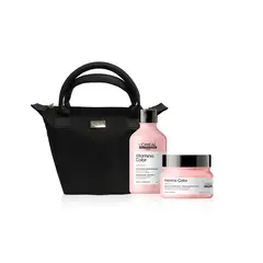 LOREAL PROFESSIONNEL - Tratamiento capilar Pack Navidad: Vitamino Color Kit Color Vibrante + cosmetiquera