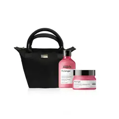 LOREAL PROFESSIONNEL - Tratamiento capilar Pack Navidad: Pro Longer Kit Puntas Perfectas + cosmetiquera
