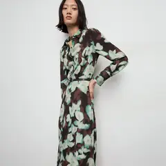 MANGO - Vestido Mujer Medio Casual con Estampado