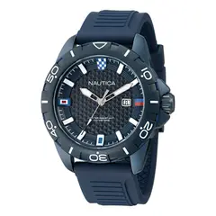 NAUTICA - Reloj Hombre NSR. Reloj Silicona Azul NAPNRS506