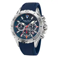 NAUTICA - Reloj Hombre NST. Reloj Silicona Azul NAPNSF201