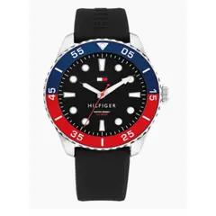 TOMMY HILFIGER - Reloj Hombre 1792201 . Reloj Silicona Negro