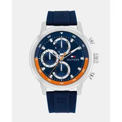 TOMMY HILFIGER - Reloj Hombre 1792177 . Reloj Silicona Azul
